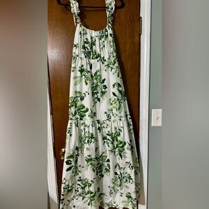 ABERCROMBIE bow tie back maxi dress